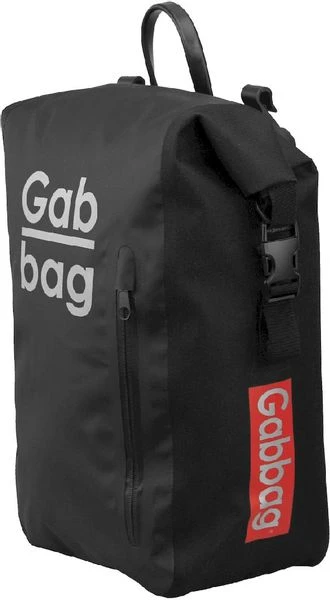 Gabbag Waterdichte Enkele Fietstas - 25 Liter - Zwart - Afbeelding 2