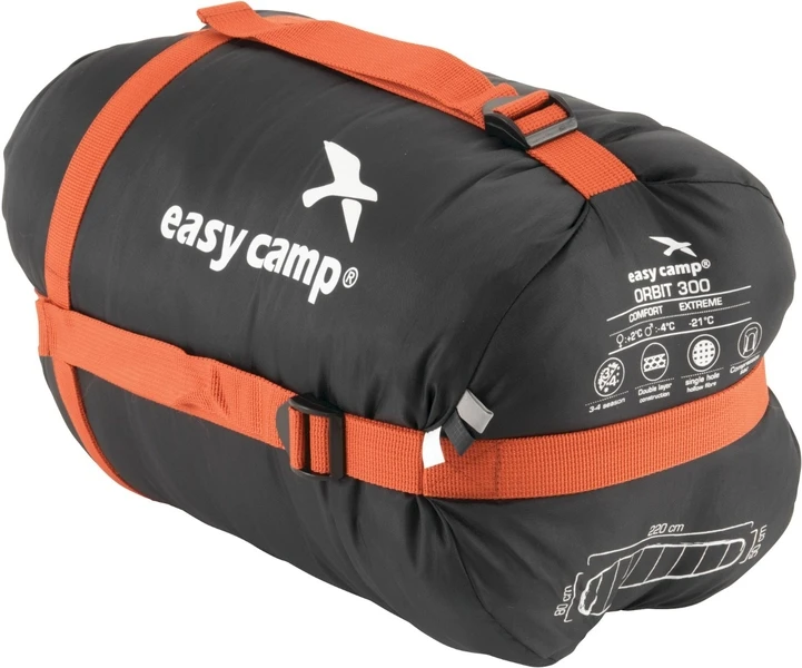 Outwell Easy Camp Orbit 400 Slaapzak - Groenblauw - Afbeelding 6