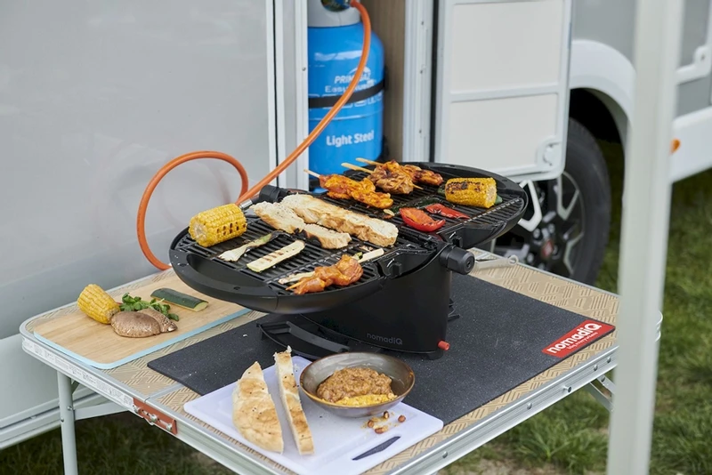 NomadiQ Draagbare Gasbarbecue - Zwart - Afbeelding 10