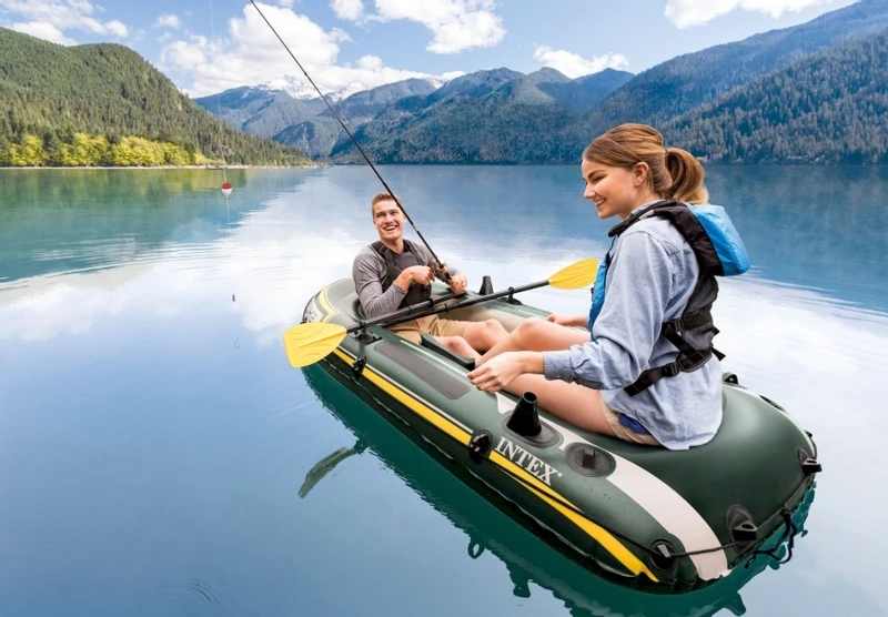 Intex Seahawk 2 Opblaasboot Set - Afbeelding 5