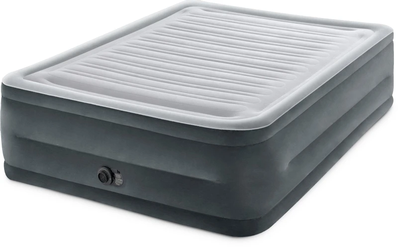 Intex Comfort Plush Extra Hoog Luchtbed - Queensize - Ingebouwde Elektrische Pomp - Afbeelding 2