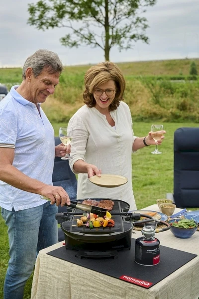 NomadiQ Draagbare Gasbarbecue - Zwart - Afbeelding 8