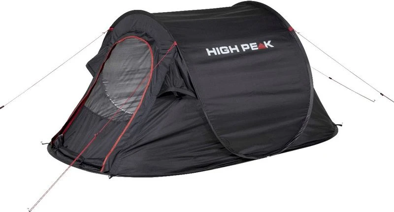 High Peak Vision 2 Pop-up Tent - 2 Persoons - Zwart - Afbeelding 4