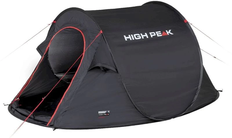 High Peak Vision 2 Pop-up Tent - 2 Persoons - Zwart - Afbeelding 2