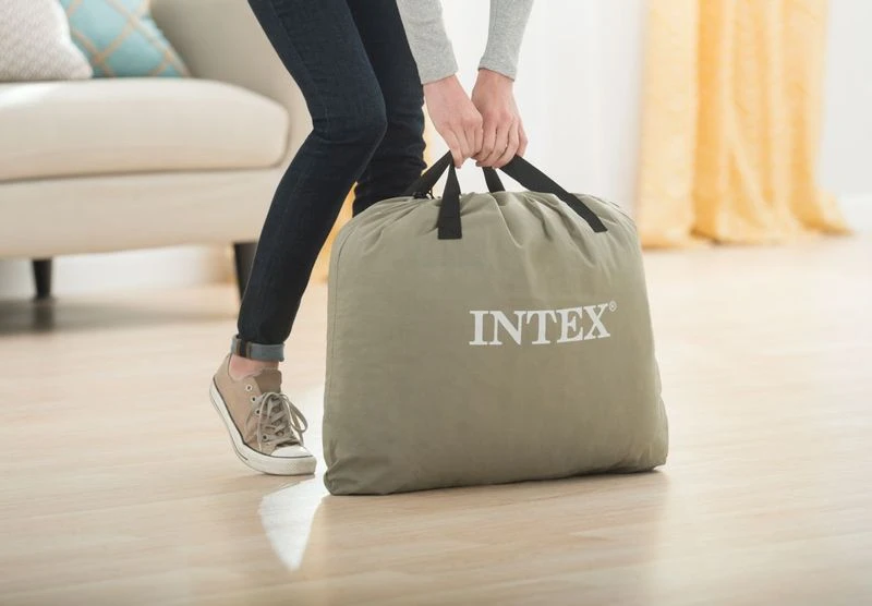 Intex Prime Comfort Luchtbed - Eenpersoons - Ingebouwde Elektrische Pomp - Afbeelding 6