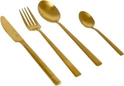 Bo-Camp Fairbanks Bestekset 16-delig - Goud