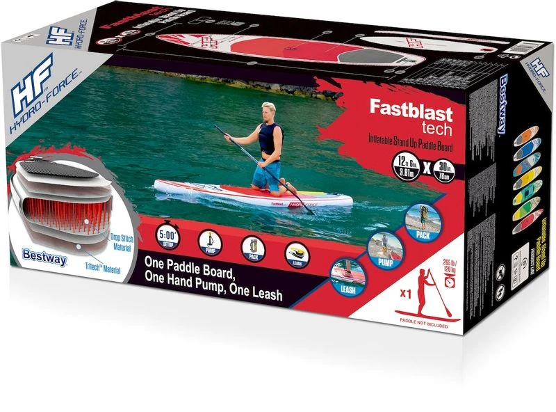 Hydro Force Fastblast Tech Opblaasbaar Supboard Set - Afbeelding 20