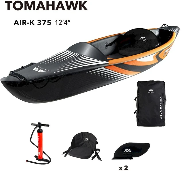 Aqua Marina Tomahawk Air-K 375 Opblaasbare Kajak - 1 Persoon - Afbeelding 4