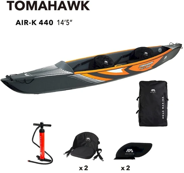 Aqua Marina Tomahawk Air-K 440 Opblaasbare Kajak - 2 Personen - Afbeelding 5