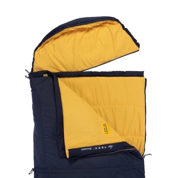 Nomad Triple-S Slaapzak - Blauw - Ritspositie Links - Afbeelding 3