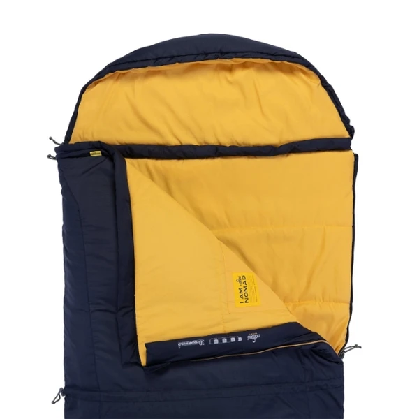 Nomad Triple-S Slaapzak - Blauw - Ritspositie Links - Afbeelding 4