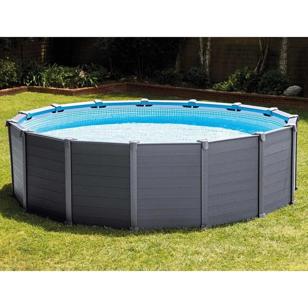 Intex Graphite Panel Pool - 478 X 124 Cm - Met Zandfilterpomp En Accessoires - Afbeelding 4